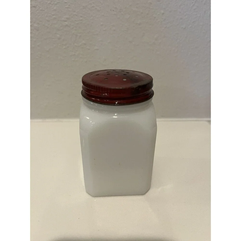 Vintage Mid Century 3/4 Milk Glass Dutch Range Shaker GINGER DOVE